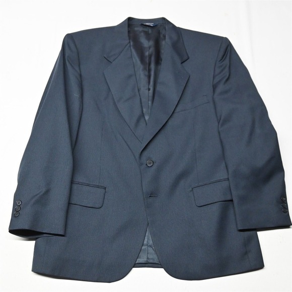 Vtg Biella Kuppenheimer 42S Houndstooth USA 100% Wool Sport Coat Suit Jacket‎